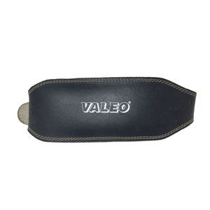 Valeo 6" Leather Weightlifting Belt - Back Support for Body Builders and Weight